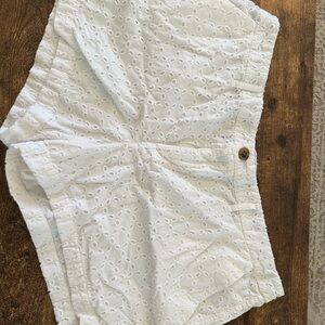 Old Navy White Eyelet Women's Shorts